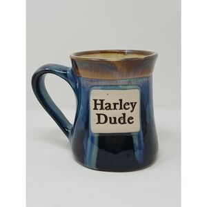 Large Ceramic "HARLEY DUDE" Coffee‎ Mug Collectible Biker Drinkware